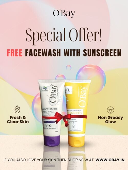 O'Bay Skin Radiance Duo (FREE O’Bay Niacinamide Face Wash with O'Bay Microencapsulated Sunscreen Aqua Gel SPF 50+)